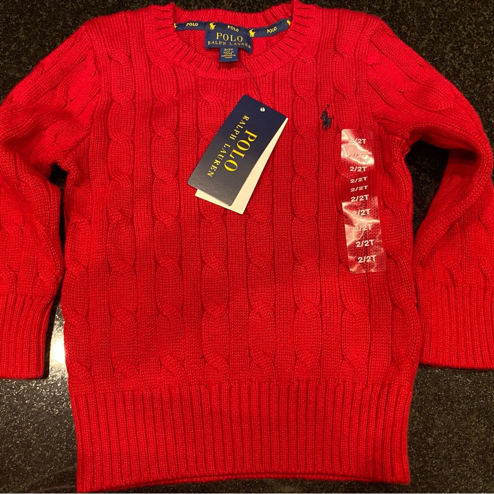 NWT Boys Size 2T Polo by Ralph Lauren Sweater